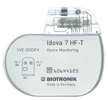 Image: The Idova 7 ICD, designed to stop life-threatening arrhythmias with the very first shock (Photo courtesy of Biotronik).
